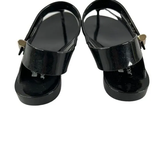 Melissa &amp; Jason Wu Black Charlotte Sandals Size 5