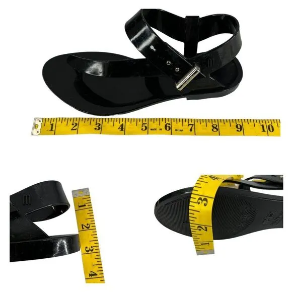 Melissa &amp; Jason Wu Black Charlotte Sandals Size 5