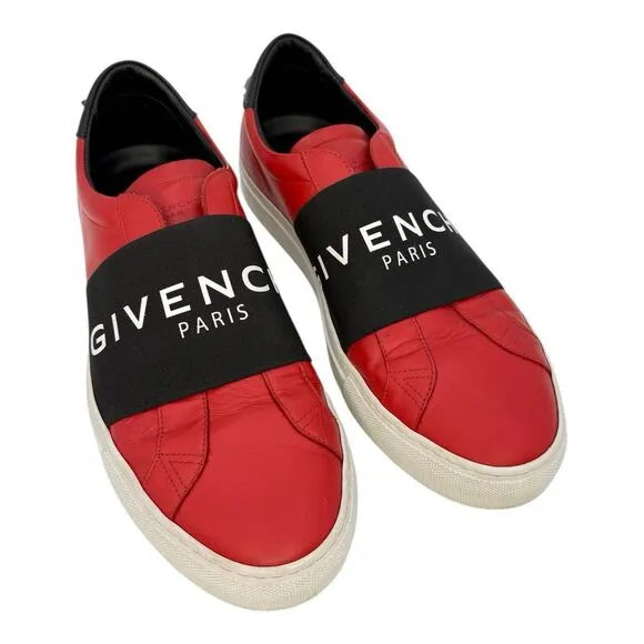 Men Givenchy Red/Black US Size 9 EU 42 Urban Street Sneakers Limited Edition