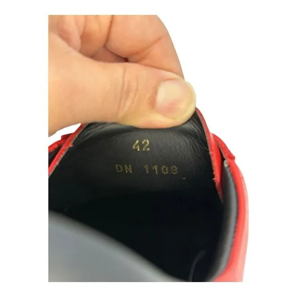 Men Givenchy Red/Black US Size 9 EU 42 Urban Street Sneakers Limited Edition