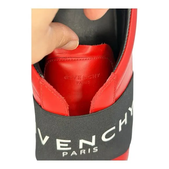 Men Givenchy Red/Black US Size 9 EU 42 Urban Street Sneakers Limited Edition