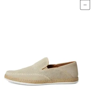 Men's Beige Slip-On Loafers