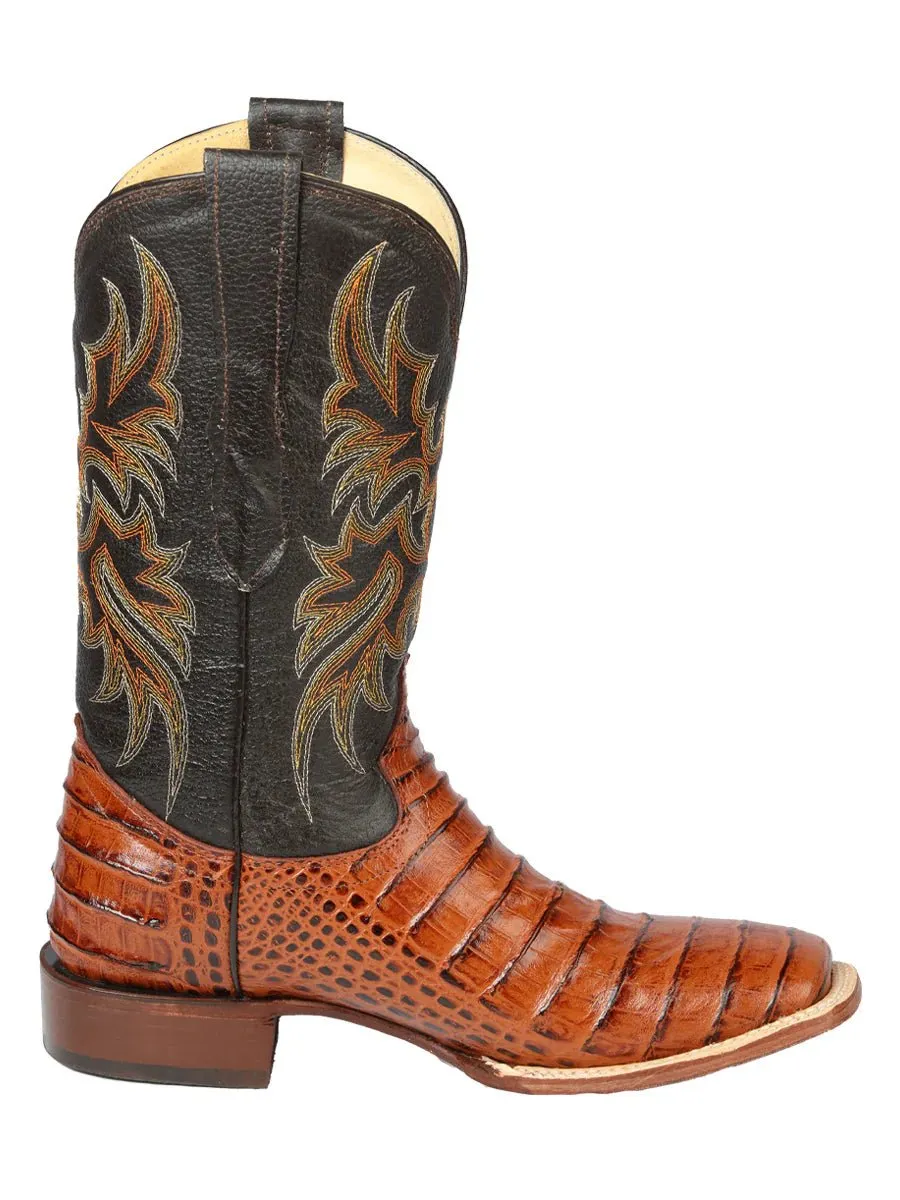 Men's Cocodrilo Belly Leather Western Cowboy Rodeo Boots 'El Señor De Los Cielos' 44939