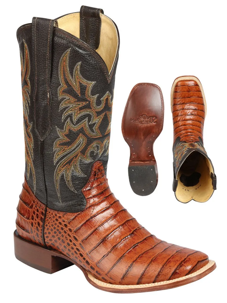 Men's Cocodrilo Belly Leather Western Cowboy Rodeo Boots 'El Señor De Los Cielos' 44939