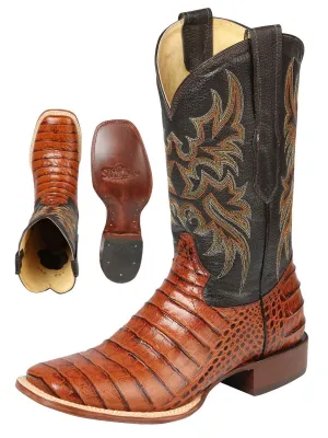 Men's Cocodrilo Belly Leather Western Cowboy Rodeo Boots 'El Señor De Los Cielos' 44939