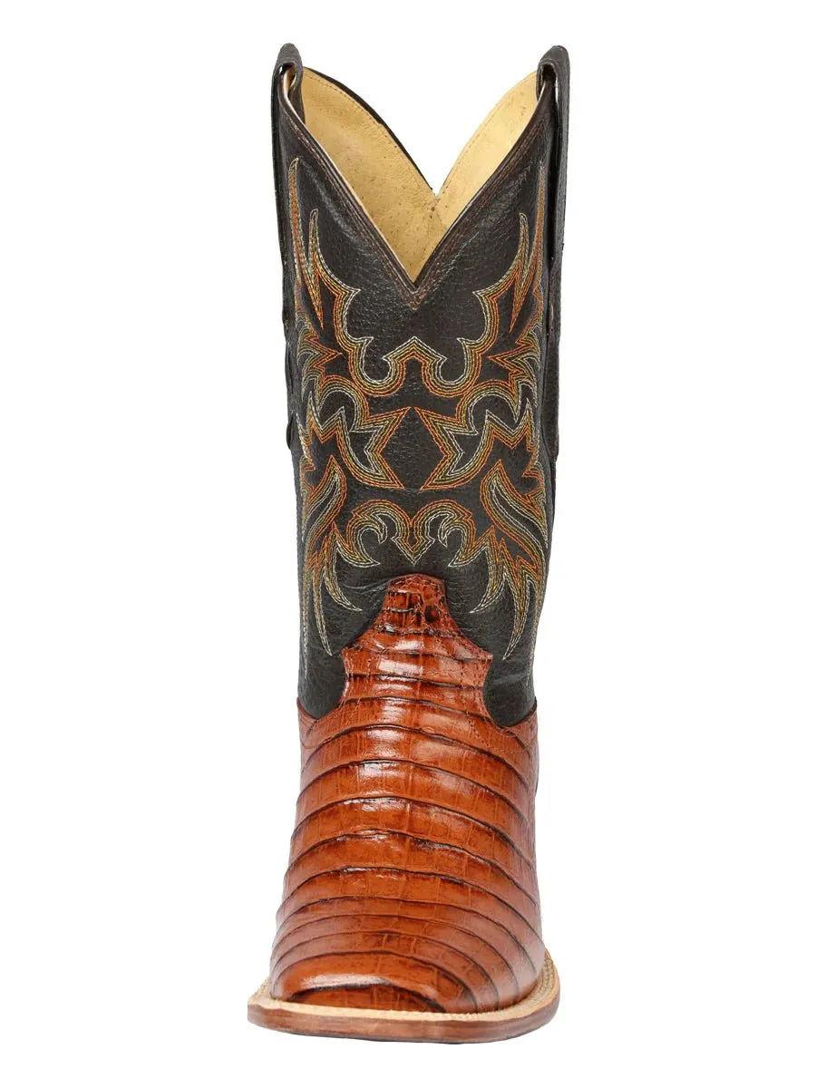 Men's Cocodrilo Belly Leather Western Cowboy Rodeo Boots 'El Señor De Los Cielos' 44939