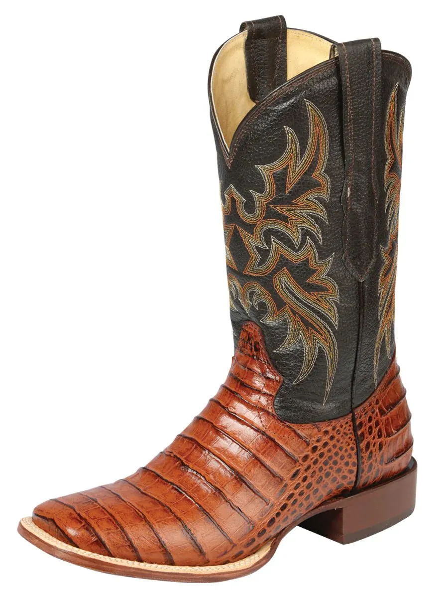 Men's Cocodrilo Belly Leather Western Cowboy Rodeo Boots 'El Señor De Los Cielos' 44939