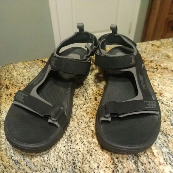 MEN'S TEVA 4289 M MINAM BLACK SPORT EVERYDAY SANDALS $80 US 11