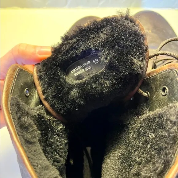 Mens Ugg Collection Shearling Boots 13