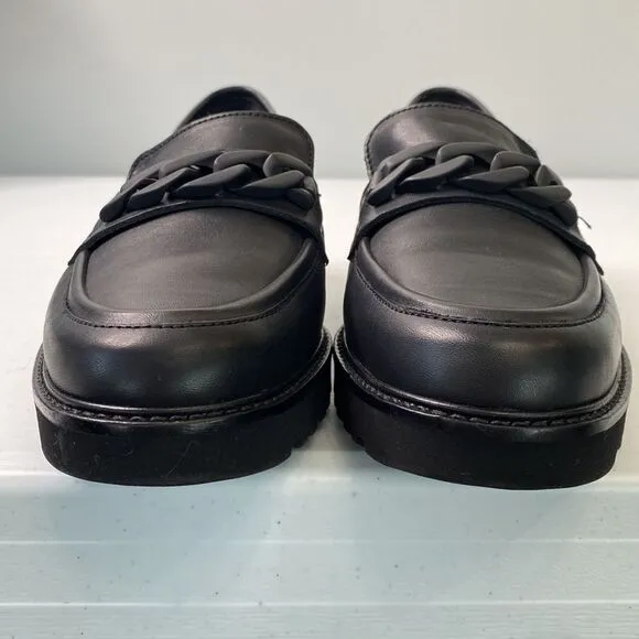 Mephisto New! Salka Loafer Low Lug Heel Lightweight Full-Grain Leather Preppy