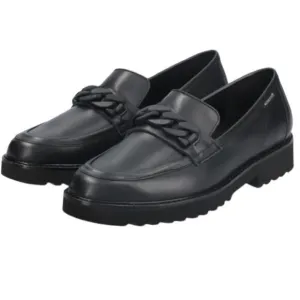 Mephisto New! Salka Loafer Low Lug Heel Lightweight Full-Grain Leather Preppy