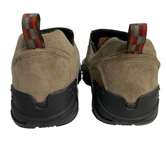 Merrell Brown Loafers Slip-Ons Suede Finish Size 12 Comfortable Shoes Neutral