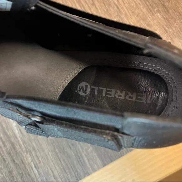 *Merrell | Harness Heels Ankle Boots in Black J48736 1349558 Size 8