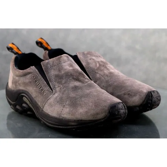 Merrell Jungle Moc Women's Pewter Loafers Shoes Size 8.5 Suede Gray