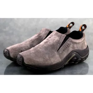 Merrell Jungle Moc Women's Pewter Loafers Shoes Size 8.5 Suede Gray
