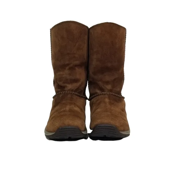 Merrell Womens Primo Stitch High Sherpa Lined Boots in Chestnut Womens Size 7
