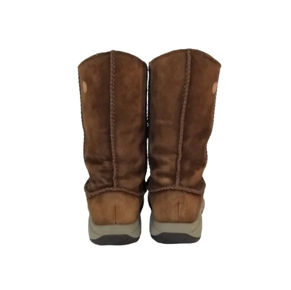 Merrell Womens Primo Stitch High Sherpa Lined Boots in Chestnut Womens Size 7
