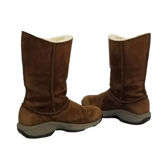 Merrell Womens Primo Stitch High Sherpa Lined Boots in Chestnut Womens Size 7