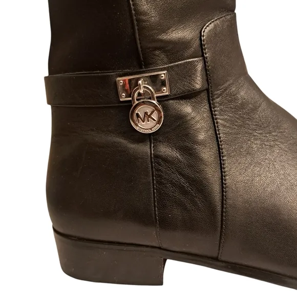 Michael Kors Hamilton Leather Riding Boot