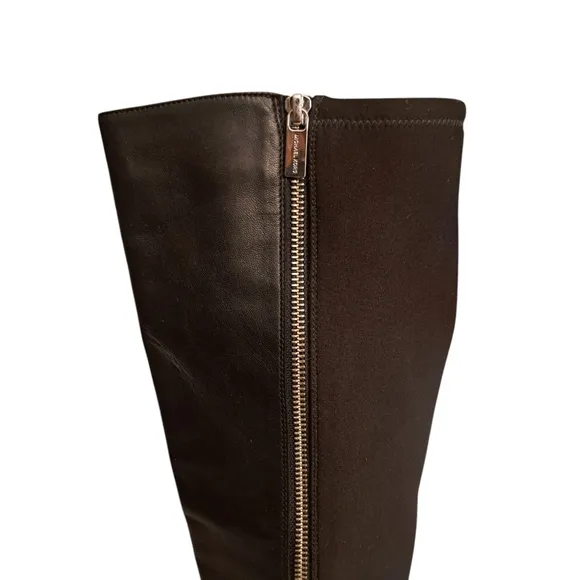Michael Kors Hamilton Leather Riding Boot