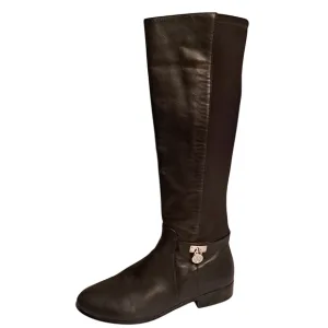 Michael Kors Hamilton Leather Riding Boot