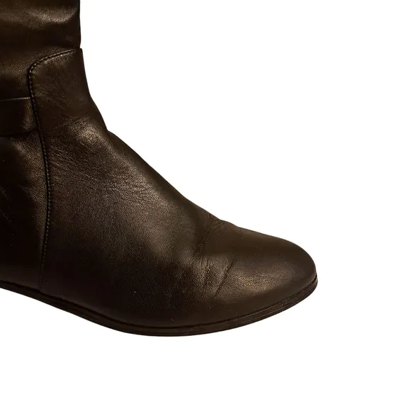 Michael Kors Hamilton Leather Riding Boot