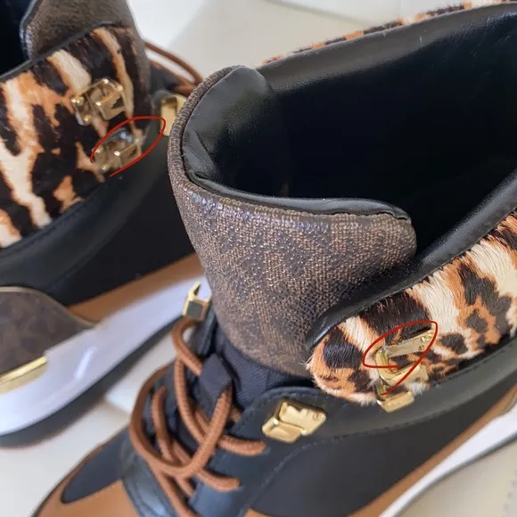Michael Kors Hi-Top Leather Sneakers