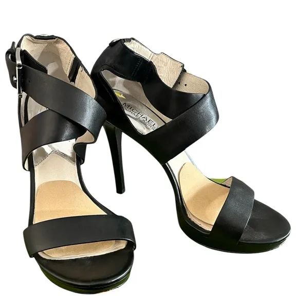 MICHAEL Michael Kors “Josephine” Platform Sandals Size 9 Black