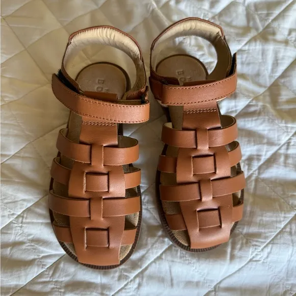 Mini Boden Brown Fisherman Sandals Size 12 or EU 29
