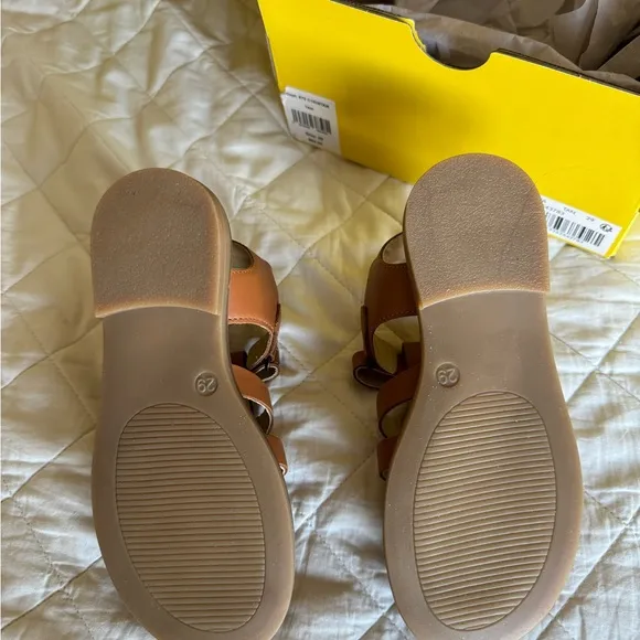 Mini Boden Brown Fisherman Sandals Size 12 or EU 29