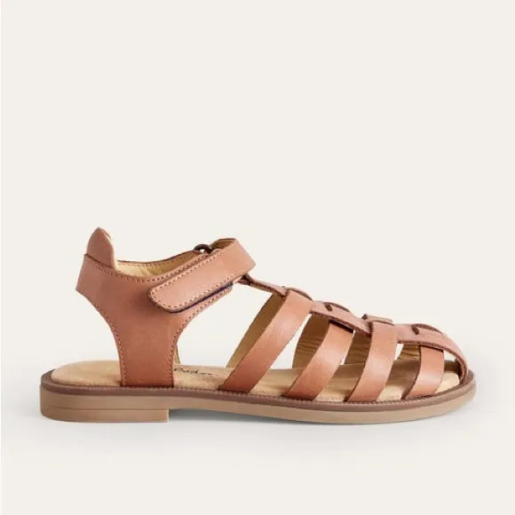 Mini Boden Brown Fisherman Sandals Size 12 or EU 29