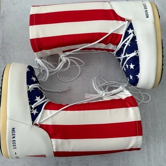 Moon Boots Icon Stars &amp; Stripes