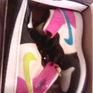 Multicolor High-Top Sneakers