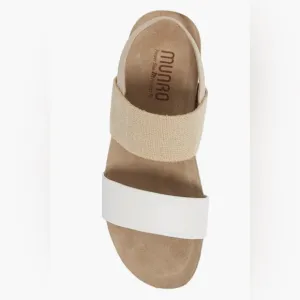 Munro white sandals