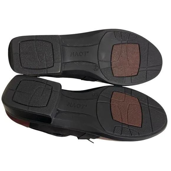 Naot Alisio Lace Front Shoes Loafers Women Sz 42/11 Colorblock Nubuck $195
