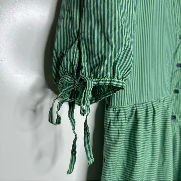NATION LTD. Anthropologie Green Dustin Romantic Midi Dress Size Small