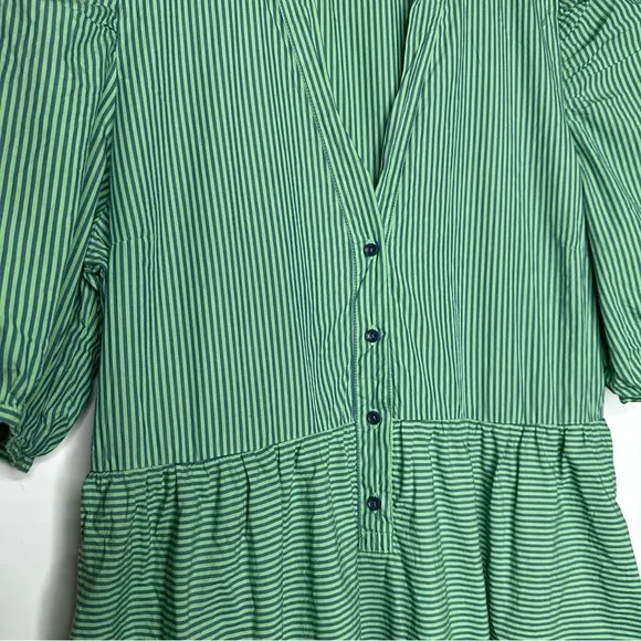 NATION LTD. Anthropologie Green Dustin Romantic Midi Dress Size Small