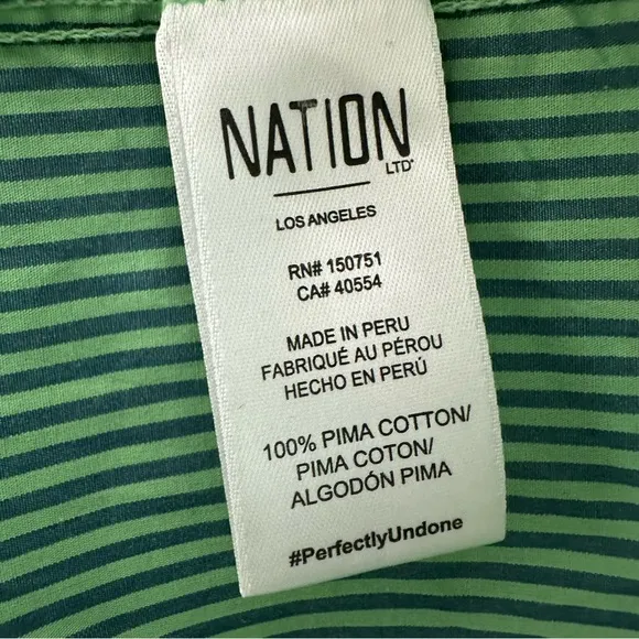 NATION LTD. Anthropologie Green Dustin Romantic Midi Dress Size Small