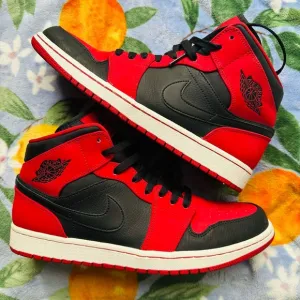 NEW Air Jordan 1 Gym Red and Black High-Top Sneakers Men’s Size 11.5