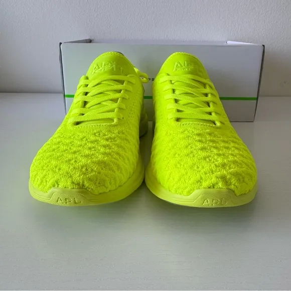NEW! APL Techloom Phantom Neon Yellow Sneakers, Size 9