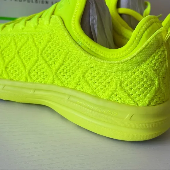 NEW! APL Techloom Phantom Neon Yellow Sneakers, Size 9