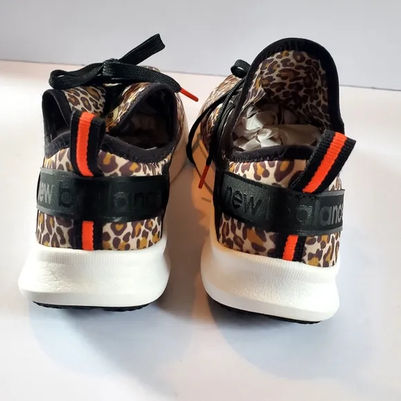 New Balance Leopard Print Sneakers with Black Accents Size 7.5