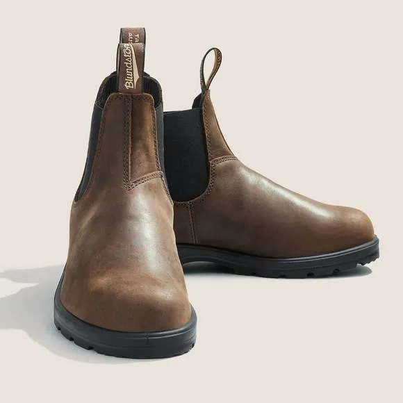 NEW BLUNDSTONE women's classic 1609 chelsea boots in antique brown