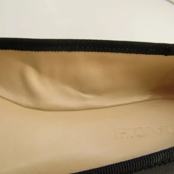 NEW COACH Abigail Ballet Flat Round Toe Cushion Leather Bow Slip-On Size 9B