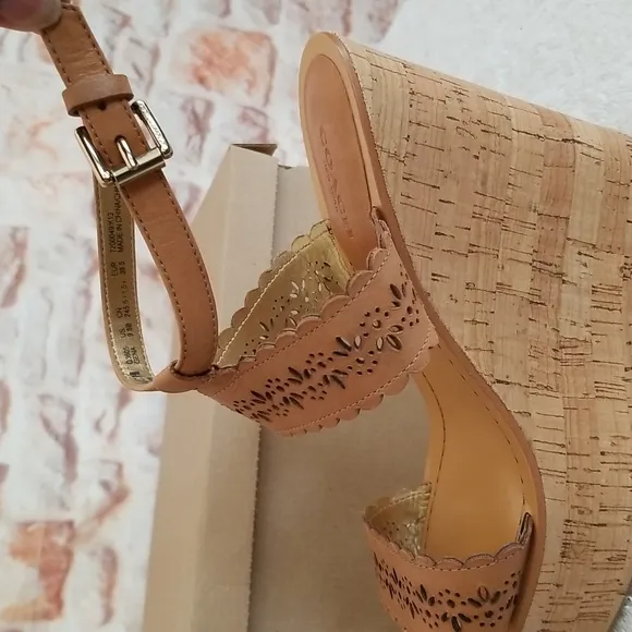 New Coach Gena Wedge Sandal