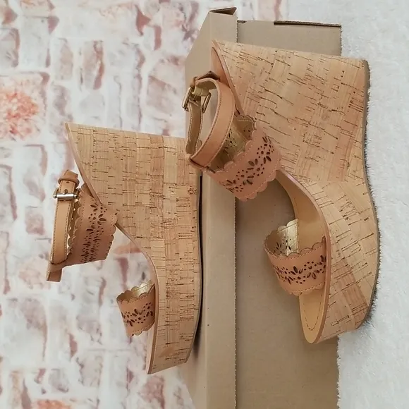 New Coach Gena Wedge Sandal