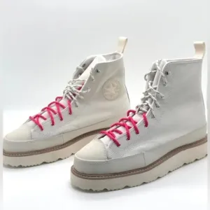 NEW Converse Chuck Taylor Crafted Boots Womens 10 Sneaker Winter Cozy Fleece