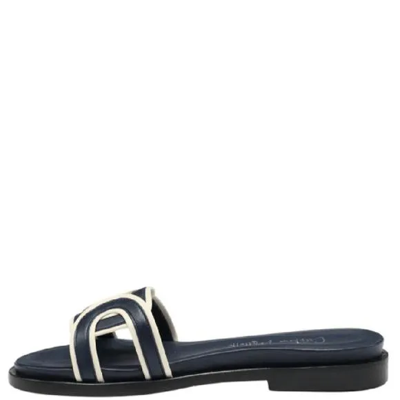 NEW CRISTINA MILLOTTI women's santorini sandal in navy