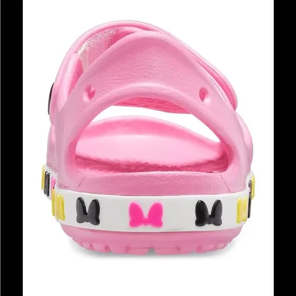 NEW Crocs FunLab Crocband Kids' Pink Disney Minnie Mouse Sandals