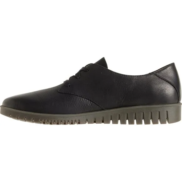 NEW Dansko women  Libbie Lace-Up Loafers - Burnished Leather black 253